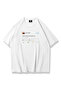 Oversized T-Shirt Kanye Tweet Printed White T-Shirt
