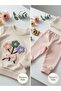 Baby Girl Floral and Cherry Top and Bottom Set - 2