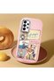 Pink Silicone Case with Shock-Absorbing Camera Protection Compatible with Samsung Galaxy A73 - 2