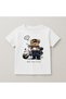 Teddy Bear Printed Crew Neck Cotton Short Sleeve Kids & Youth T-Shirt