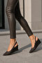 Women's Brown Snake Patterned Pointed Toe 8.5 cm Wedge Heel Comfortable Full Fit. - 8