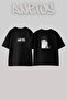 Eminem_30 Design Printed Unisex Oversize Black Tshirt