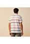 Men Short Sleeves Striped Polo T-shirt - 4