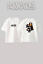 Hip Hop Girl Design Printed Unisex Oversize White Tshirt