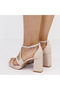 Sandale elegante cu platformă bej 3263 M12 - 4