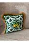 Amalfi Series, Suede Fringed Throw Pillow Cover - 4