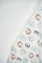 بطانية أطفال بطبقة واحدة مقاس 85 × 90 سم، مصنوعة من القطن بنسبة 100%، غطاء قماشي منقوش، بطانية متعددة الأغراض - 5