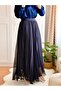 Pile-Looking Layered Chiffon Skirt with Movable Lining