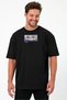 Unisex Oversize Embroidered Jujutsu Kaisen Toge Inumaki Anime Design 100% Cotton T-Shirt - 5