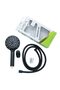 4-Function Shower Head Top Bottom Set + 1.5 m Hose