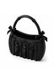Antique Period Design Hard Plastic 3D Luxury Women's Handbag Black - 2