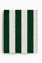 Striped cotton tablecloth