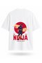 Ninja Printed Japanese Martial Arts Themed Graphic Unisex T-Shirt