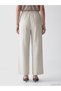 Trendlucky Women's Wide Leg Pants with Elastic Waist and Difference in Color - 4