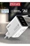 Quantum-100 100W PowiGaN 3-Port USB-C Fast Charging Adapter (White) | EU 2-Pin Plug, Smart Power Distribution, PPS Charging, AI Thermal Protection, PD 3.2 Technology, for MacBook & iPad
