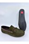 Green Suede Genuine Leather Shoes - 3