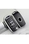 Megane 4 Joy - Clio 5 Captur Taliant Express Sustalı 3 Button Nano Key Case Black Silver Color