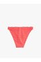 Gingham Patterned Bikini Bottom - 2