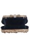 ''Mini Size'' Crystal Stone & Figure Model Metal Case Women's Evening Dress Bag - 2