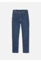 Mayoral Boy's Classic Slim Fit Cotton Jean Trousers 8-18 Years Dark Blue - 2