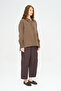 Women's Asymmetrical Cut Single Pocket Striped Shirt - 4