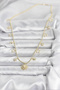 Brass Gold Color Sun Model Women's Necklace - 2