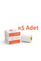 5 Pieces - 40 X 30 mm White Laminated Thermal Label 230 Pieces White - Compatible with Phomemo m Series Models.