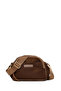 Women's Brown Fabric Crossbody Bag 26Sbd26646F