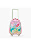 Printed 5-Piece School Trolley Bag Set for Girls 5-8 Years with Lunch Bag - 16 inches - 5