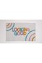 Cotton 60X90 Bath Mat with the Text "Looking Good" and Rainbow Pattern, Fun Home Gift - 2