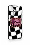 Redmi Note 12 4g Compatible Black Good Vibes Patterned Silicone Case - 3