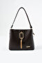 Viatox Vs 1438 Gold Detailed 3-Compartment Shoulder and Crossbody Bag Brown - 6