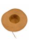 Women's Seashell Detailed Lace-Up Wide Brim Straw Beach Hat 45 cm – Brown - 7