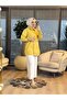 7486 سترة من الدنيم مزينة بنجمة على الكتف باللون الأصفر - 2