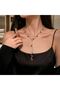 Luxurious Zircon Stone Figured Flashy Y Necklace