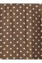Peak New Season Brown U-Neck Polka Dot Mini Dress - 5