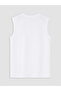 Vizyon New Season White Crew Neck Men's Undershirt - 7