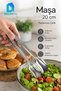 20 cm Stainless Steel Serving Tongs – Salad, Cake, and Presentation Tongs - 2