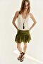 Ruched-waist mini skirt - 2