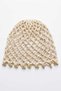 Noble Owners Limited Edition Knitted Beanie Mesh Beanie Hat Handcrafted High-Quality Material (Your Hair Is Protected) Will Offer Noble, Unique Simplicity and Showcasing Mathematical Design Simultaneously. - 4