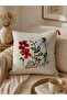 Punch Embroidered Cushion Cover 45X45 cm |   Swallow |   Home |   Anchor |   Flower |   Patterned