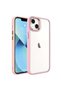 iPhone 14 Plus Case Transparent Back Face Camera Raised Silicone Brsa - 4