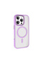 iPhone 16 Pro Max Case Magsafe Transparent Back Face Camera Raised Silicone Shrp - 2