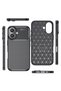 iPhone 16 Case Carbon Look Silicone with Camera Protection Ultimate Protection Brsa - 4