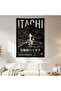 Itachi Uchiha Wall Covering Wall Tapestry First Quality Satin Fabric Poster - 2
