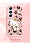 Tecno Camon 40 Compatible Case Camera Protector Pink Silicone Couple Phone Case Kitty Pattern - 2