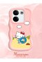 Tecno Camon 20 Compatible Case Camera Protector Pink Silicone Couple Phone Case Kitty Pattern - 2