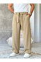 Ottoman Fabric Tipilli Wide Leg Trousers - Black