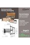 Vogel's TVM 5855 Full-Motion Ultra Strong TV Wall Mount Bracket For Large And Heavy TVs From 55 65 75 77 85 Up To 100 Inch and Hold TV's Up To 75 KG, Swivels Up To 180° - 4