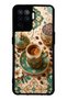 Oppo Reno 5 Lite Glossy Phone Case with Turquoise Ottoman Coffee Design